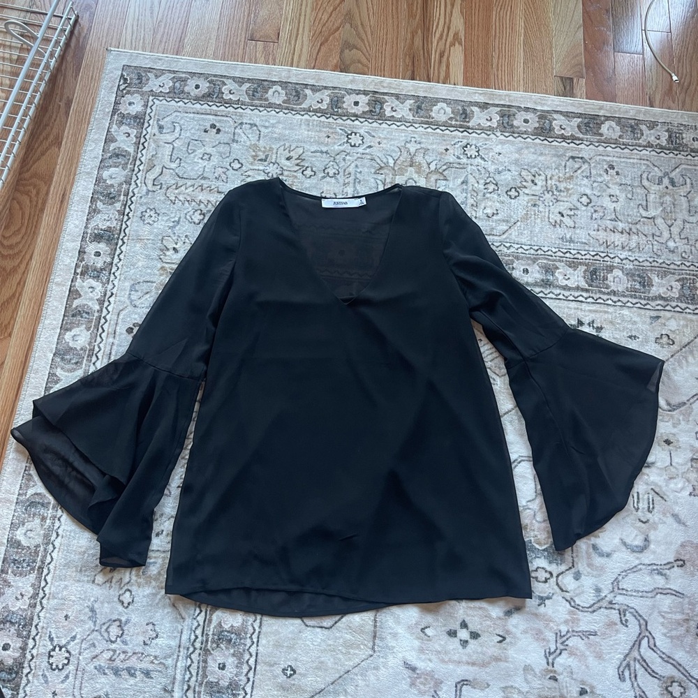 Classic Black Blouse